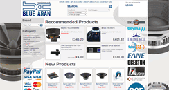Desktop Screenshot of bluearan.co.uk